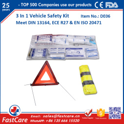 3 In 1 Vehicle Safety Kit DIN 13164